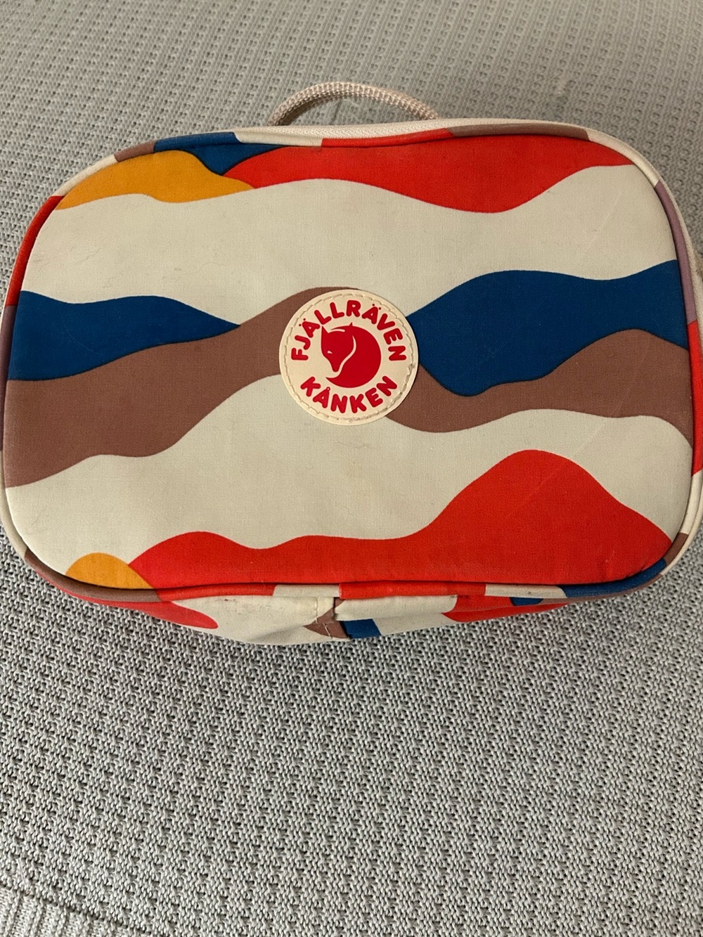 Fjällräven Kånken Art Travel Pouch / Makeup Bag - Spring Landscape Spec Edition